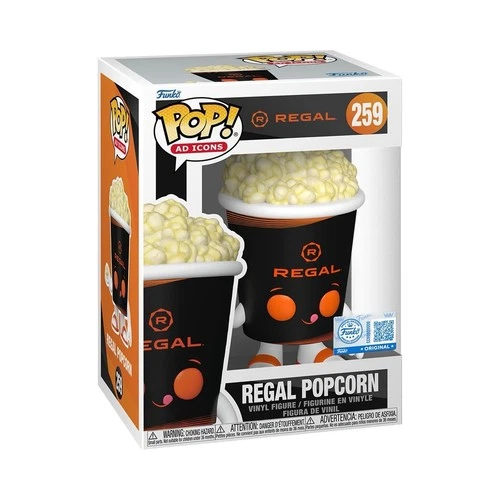 Funko Pop! Ad Icons - Regal Cinemas - Popcorn (Exclusive #259) Limited Edition