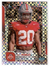 2025 Bowman Chrome University James Peoples #43 X-Fractor 1st Prospect Buckeyes