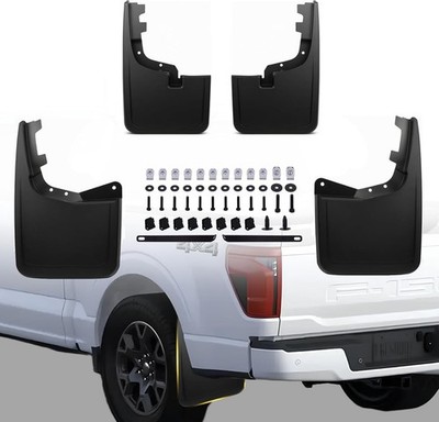 4 Pack Truck Mud Flaps for Ford F150 2021-2026 Splash Guards
