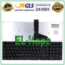 TASTIERA ITA NOTEBOOK TOSHIBA SATELLITE C70 L50 L55 L70 L75 M50 U50 E50 E55 NERA