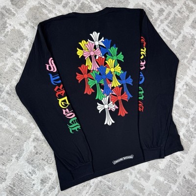 Chrome Hearts Cemetery Multi-color Cross Long Sleeve Shirt 