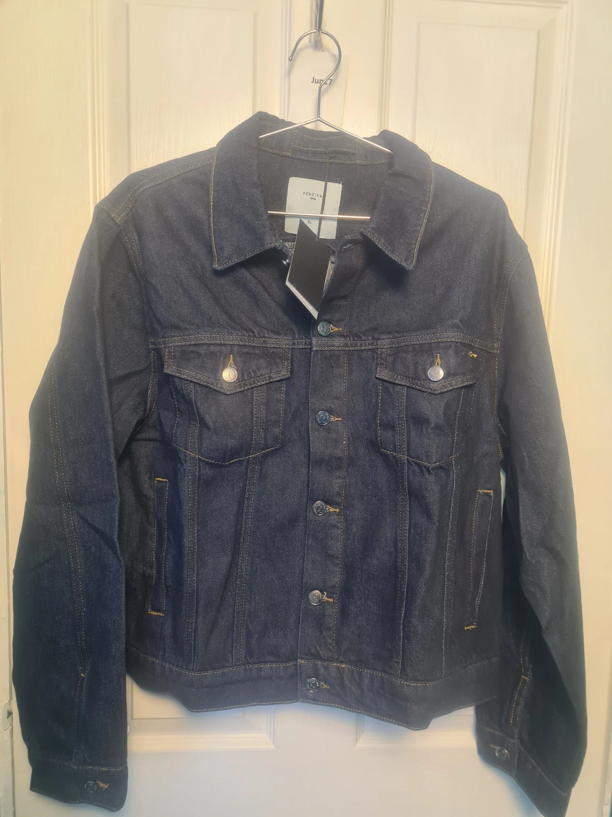 percival Western Trucker jacket | Denim dark Indigo