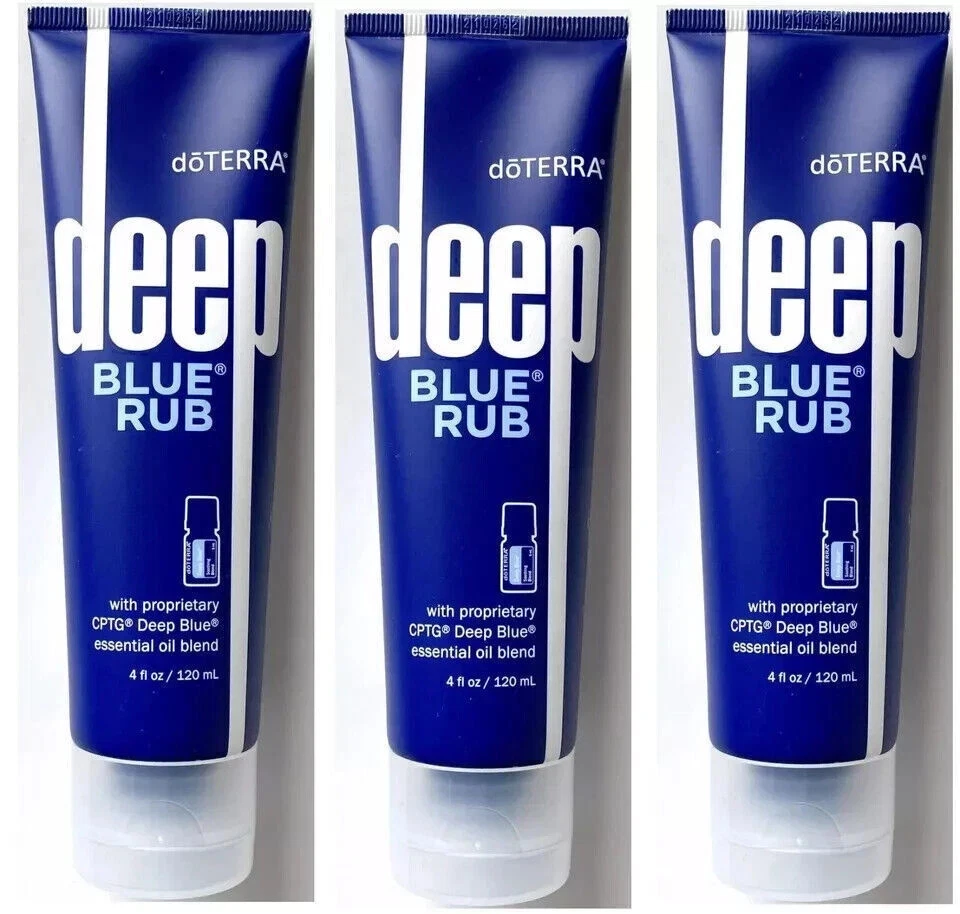 3 PACK doTERRA Deep Blue Rub 120ml Body Care Oil + Free Fast Shipping Brand new