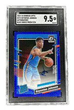 KEYONTAE JOHNSON 2023-24 OPTIC BLUE CHOICE PRIZM 09/24 SSP RC AUTO SGC 9.5 MT++