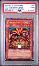 PSA 2 Exodia the Forbidden One DDS-003 Dark Duel Stories Secret Rare YUGIOH