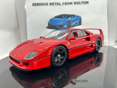 KK SCALE 180811R FERRARI F40 LIGHT WEIGHT RED 1:18 SCALE