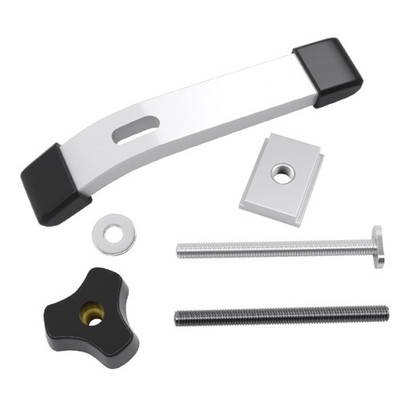 for T Tracks Hold Down Clamp Woodworking Press Plate DIY Press Block Handle Chut