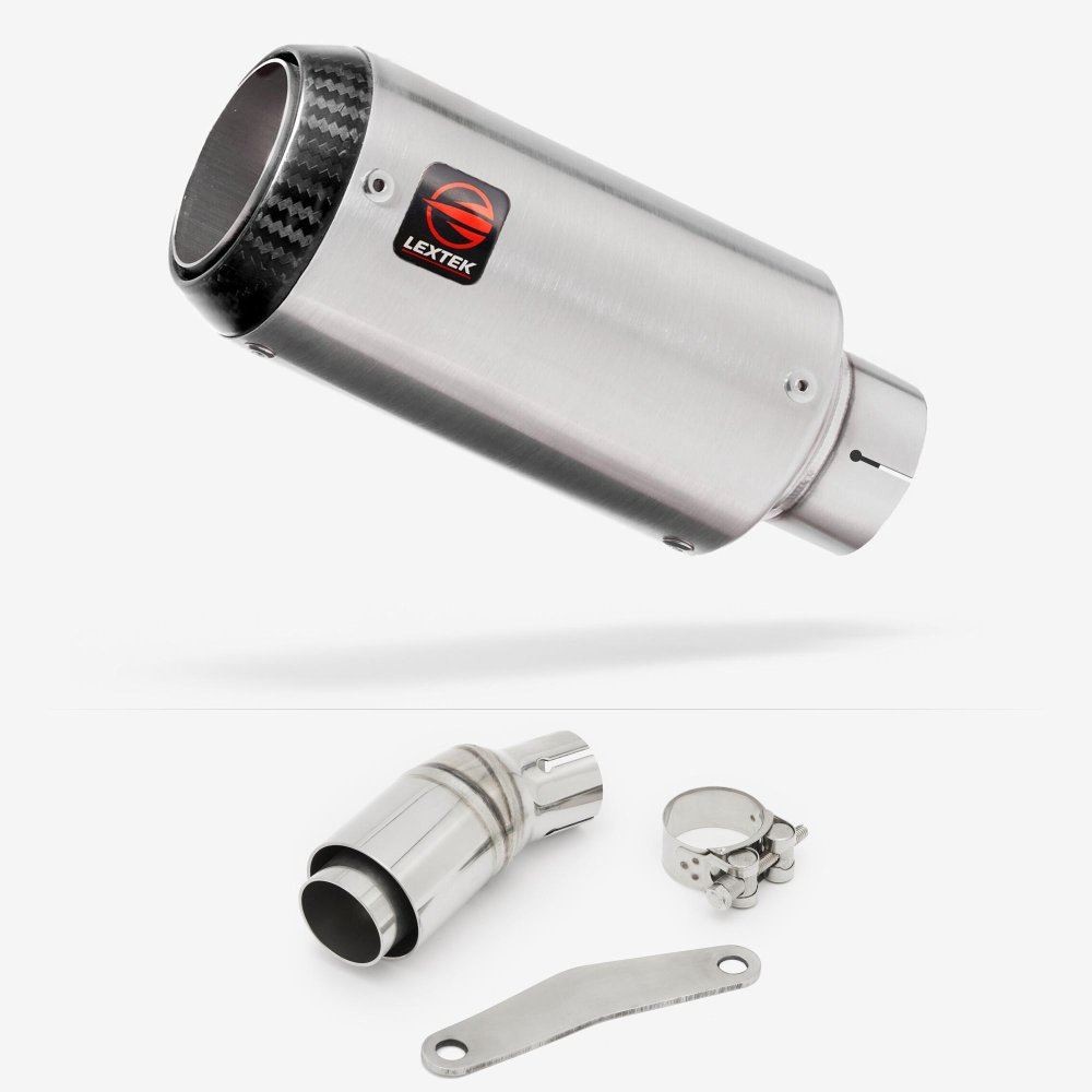 Lextek CP1 Exhaust 150mm with Link Pipe for Kawasaki Versys-X 300 (17-18)