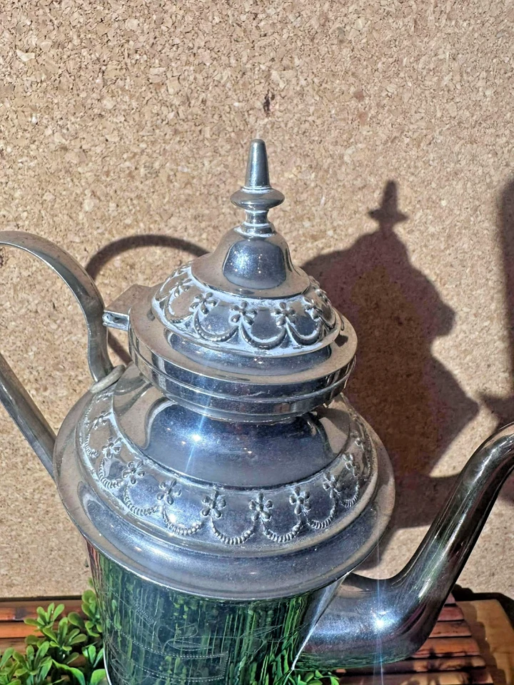 Alb. Lindström Vintage Silver Coffee Pot Eskilstuna Silver Plated Collectible - Image 2 of 4