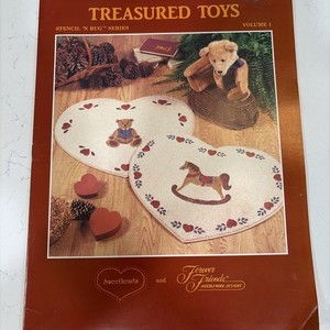 Treasured Toys Stencil Pattern Booklet VTG