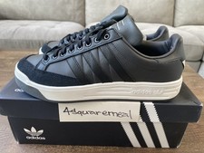 New Adidas Originals x White Mountaineering Court Rod Laver Black sz 8 fits 8.5