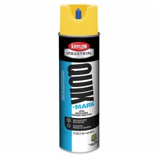Krylon Industrial Quik-Mark Wb Inverted Marking Paint Apwa Utility Yellow Lot of