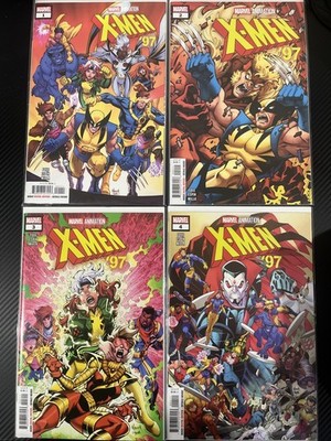 X-Men  97 #1 4 Full Set (2024, Marvel Animation) Wolverine Storm Rogue Cyclops  