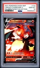 2021 POKEMON SWSH BLACK STAR PROMO #133 LANCE'S CHARIZARD V PSA 10
