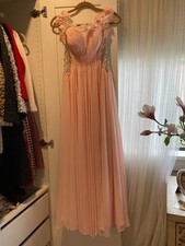 size 4/6 pink formal evening dress