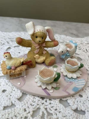 Cherished Teddies Abbey Press Exclusive Easter Figurine Priscilla Hillman 726672