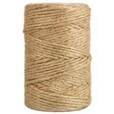 Vivifying Jute Twine, 328 Feet 3mm Strong Natural Garden Twine for 1pc, Brown 