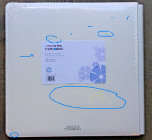 Creative Memories - Baby Booties 12x12 Album Cover - Retired NLA