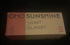 Oho Sunshine Smart Glasses 5.2 Wireless Elite Model w Case & Cloth New In Box