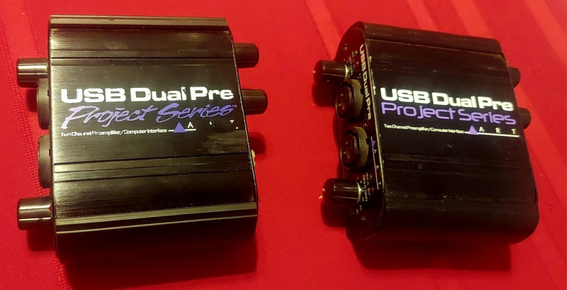 (2) ART USB Dual Pre Project Series Microphone Preamps 2-Channel USB Phantom Pwr