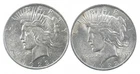 1923 & 1922 & Peace Silver Dollar $1 Bullion Collection Lot *853