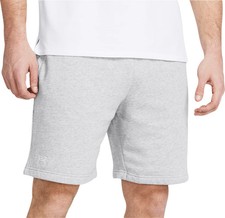 Under Armour Rival Fleece Mens Training Shorts Grey Gym Excerise Workout Fitness