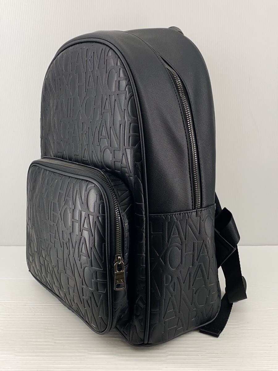 Armani Exchange ブラック レザーバックパック 952689_4F884_00020_B_FW2024.jpg