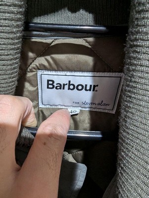 Barbour Steven Alan Quilted Jacket Men's 40 Nylon Polyester