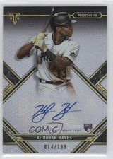 2021 Topps Triple Threads Rookie Auto 14/199 Ke'Bryan Hayes #RAC-KH Auto 1gm6