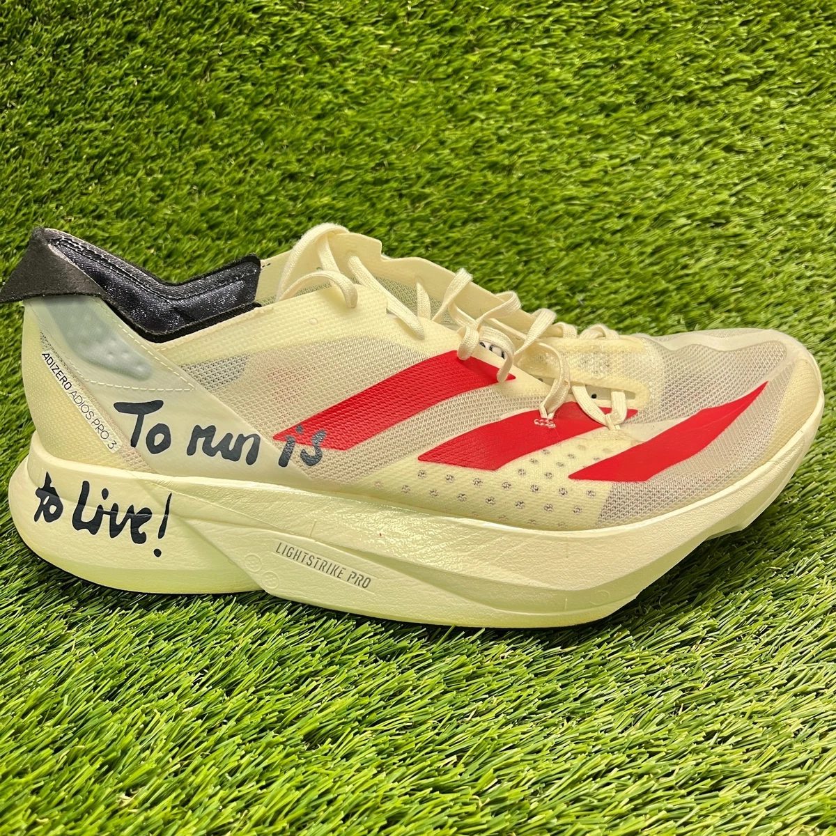 Adidas Adizero Adios Pro 3 To run is to Live! for sale | eBay
