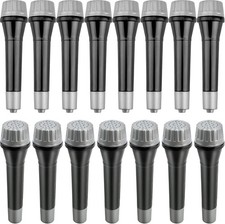 20 Pack Microphone Toy Plastic Stage Fake Mic Costume Prop for Cosplay Stage