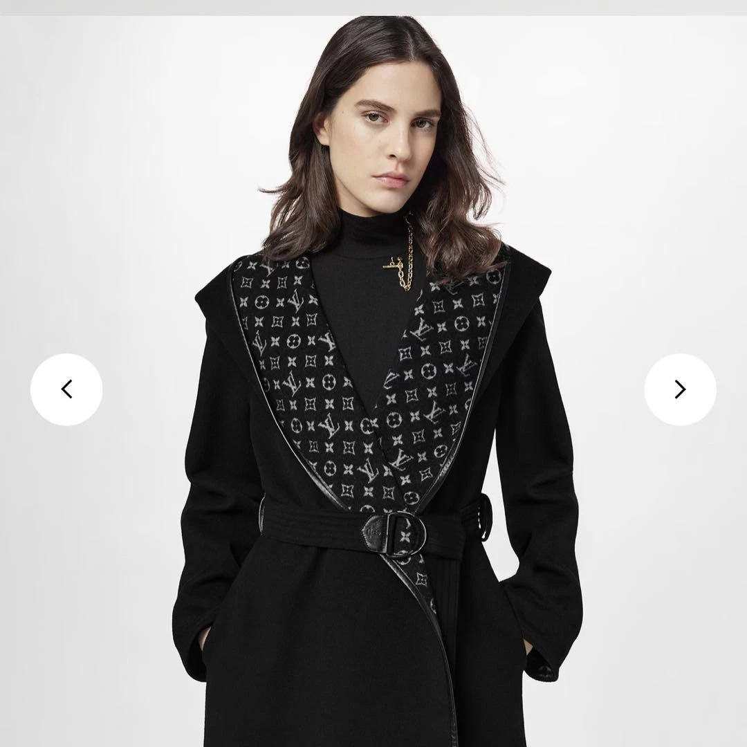 LOUIS VUITTON（LV） Cappotto con cappuccio Louis Vuitton taglia rara