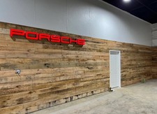 Porsche Schriftzug Wanddeko 3D Plexiglas Garage Werkstatt Auto Fans 911 718 GT3