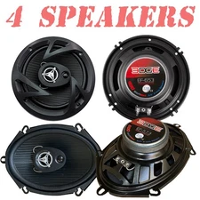 Power Acoustik Front/Rear Speaker Upgrade Package for 1992-1996 For F-150 Pickup