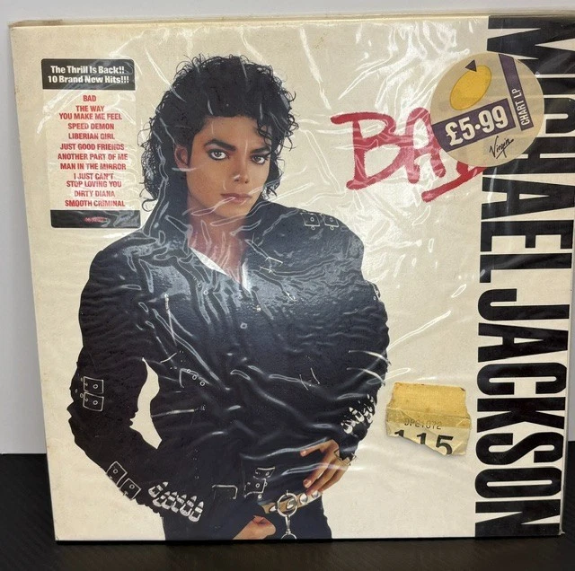 Michael Jackson Bad Sealed In Vinyl Records for sale | eBay