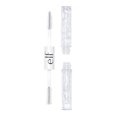 e.l.f. Clear Brow & Lash Mascara, Dual-Sided Brushable Clear Gel For Groomed Bro