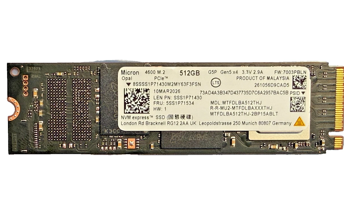 Micron M.2 Interface 512 GB Solid State Drives for sale - eBay