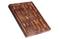Walnut Wood Cutting Boards for Kitchen, Large Chopping Board Double Sided, En...