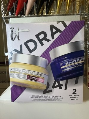 IT Cosmetics 2-Pc. Celebrate 24/7 Hydration Skincare Set LTD ED NIB $123 VALUE