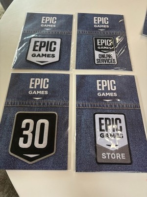 Rare Epic Games Employee Patch Set - 30th Anniversary, Store & Online Services