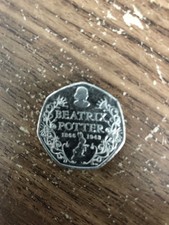 Beatrix Potter 50p 2016 Title Coin