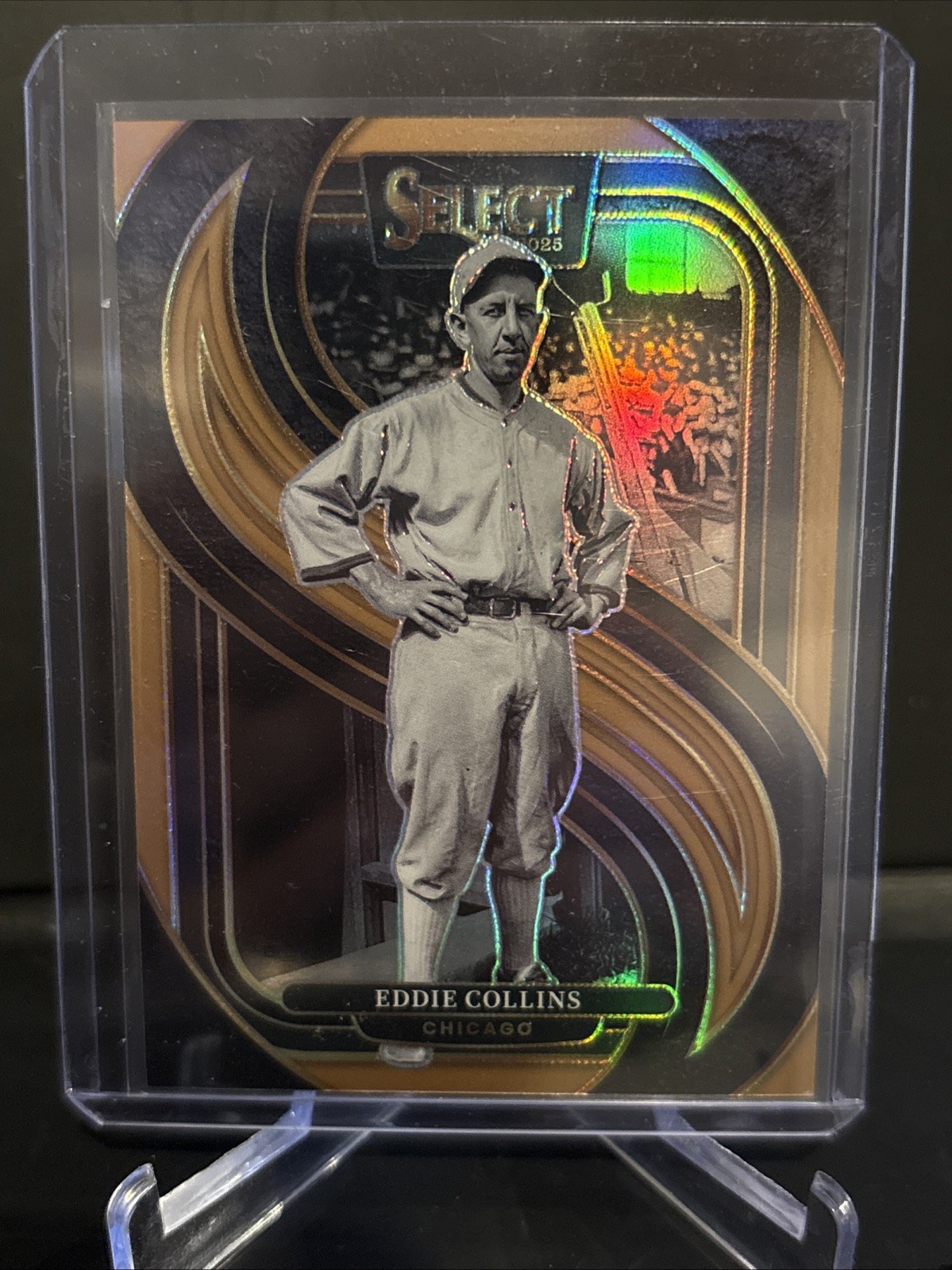 2025 Panini Select - Premier Level Eddie Collins #138 Bronze Prizm /125