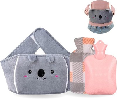 3 Stück Wärmflasche Warm Plüsch Beutel Hüftgurt Universal Warmtasche Bezug Winter