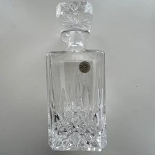 Royal Crystal Rock RCR Opera Decanter Whiskey Crystal Vintage Italy