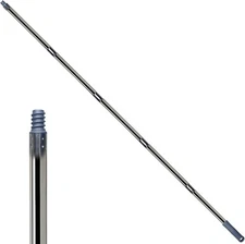 6.5 Feet Extension Pole, Paint Roller Stainless-Steel Threaded Splicing Gray 