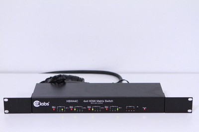 CE Labs HSW44C 4x4 HDMI Matrix Switch/ Switcher 