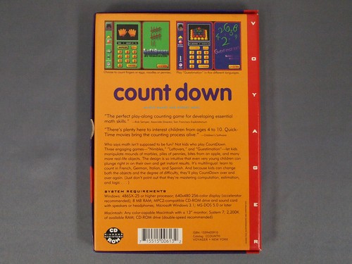 Voyager "Count Down" by Nanny & Mohl - Vintage Windows & Mac CD Software - Picture 4 of 5