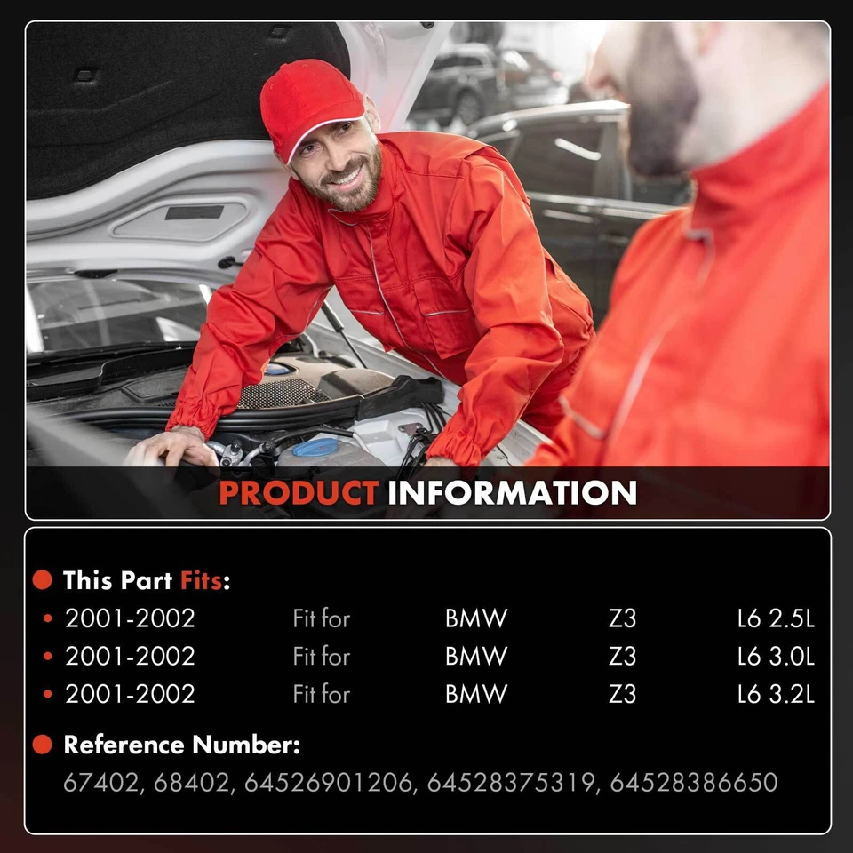 Compresor de aire acondicionado con embrague para BMW E36 Z3 2001-2002 2,5 L 3,0 L 3,2 L con 5 ranuras Foto 2 de 4