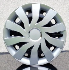 14 inch wheel trims to fit Peugeot 107  + badges 14"  4pcs 