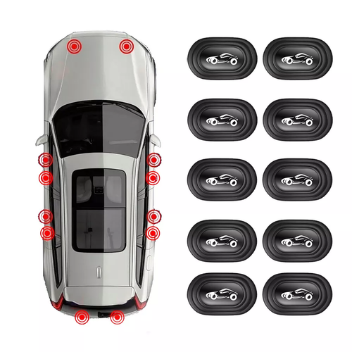20Pcs Black Car Door Anti-Shock Silicone Pad Shock-Absorbing Gasket Accessories - Picture 11 of 12
